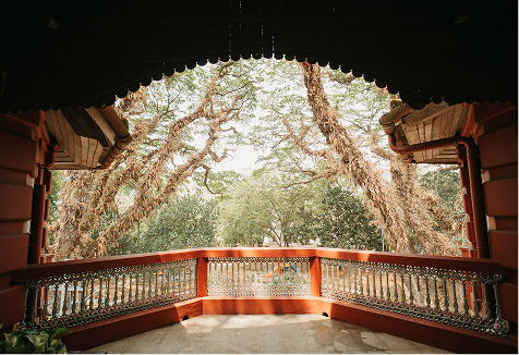 Furnished veranda view